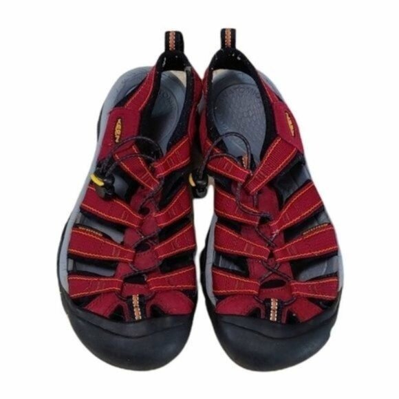 Keen Red Newport Closed Toe Waterproof Sandals 7 - Picture 1 of 9